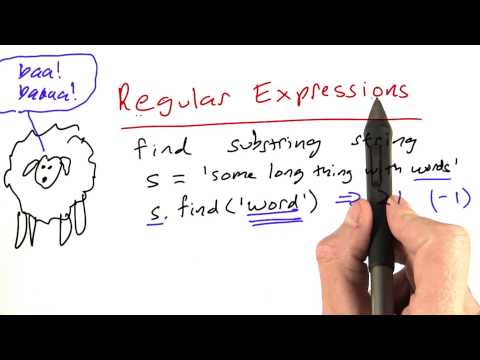Regular Expressions Review - Part 1 - Design of Computer Programs