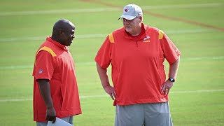 Andy Reid, Kansas City Chiefs Head Coach, Discusses Training Camp And Defensive End Carlos Dunlap