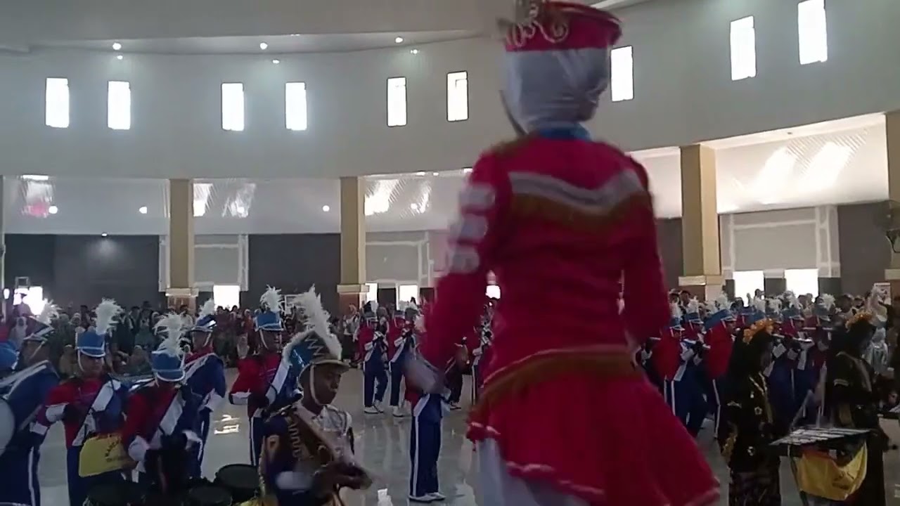 Penampilan memukau juara drumband SDN 5 Rabangodu Utara Kota Bima 2024 #drumband #videoviral #video