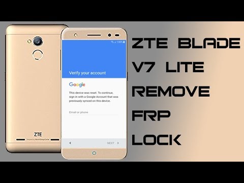 FRP ZTE BLADE V7 LITE BYPASS ACCOUNT GOOGLE LAST UPDATE