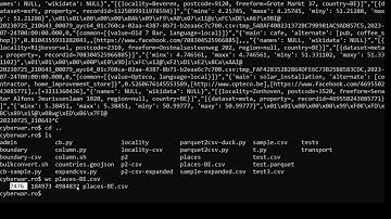 Working with the Overture Dataset