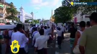 OIC Not Welcome: Burmese Buddhists protest against potential Muslim delegation visit to Myanmar screenshot 1
