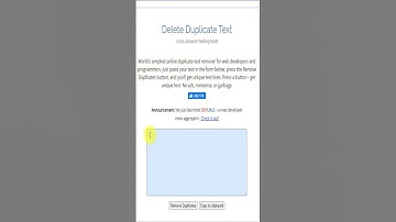How to Delete Duplicate Lines #Shorts