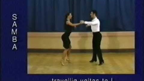 Samba dance steps 22. Travelling voltas to L
