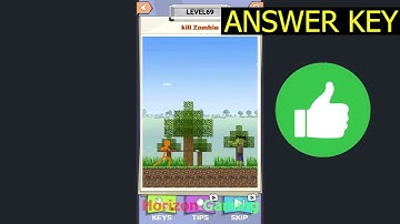 Draw N Craft Stickman Puzzle LEVEL 69 Kill zombie - Gameplay Walkthrough Android IOS