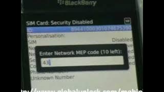 Unlock Mobinil Egypt Blackberry Bold 9700