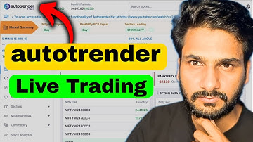 Live Trading using AUTOTRENDER 🤑 100% Accuracy
