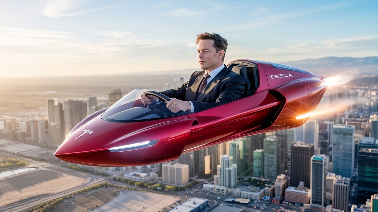 Elon Musk New $4,000 Flying Tesla Scooter Shocked The World! - YouTube