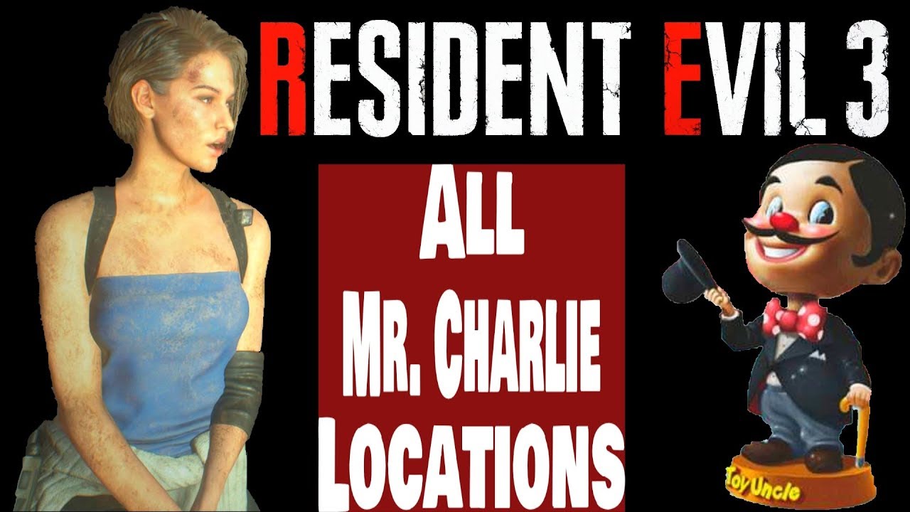 Resident Evil 3 Remake (1080p 60FPS) -  All 20 Mr. Charlie Doll Locations (Detailed)