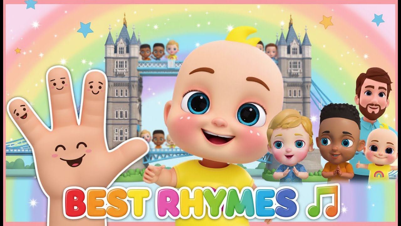 Семья пальчиков, папа пальчик + Лондонский мост падает | Детские песни 2025