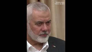 Hamas leader Haniyeh meets with Iran's Ayatollah Ali Khamenei