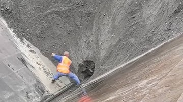 The whole process of super decompression sand unloading #unloadingsand #immersive #decompression