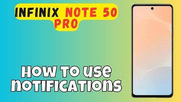 infinix note 50 pro Notification Settings || How to use notifications