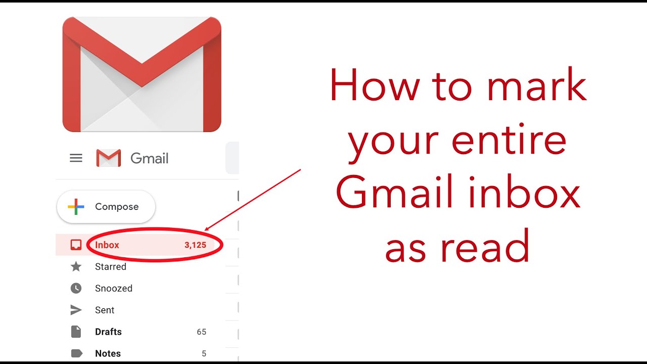 How To Mark All Your Emails In Gmail As Read Mark Your Entire Gmail