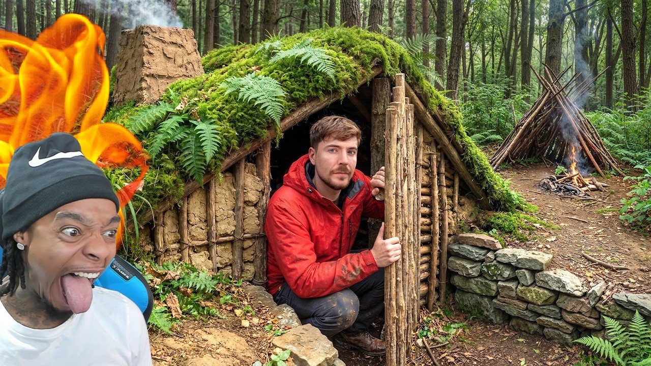 FlightReacts To MrBeast I Stranded 100 People In The Wilderness For $250,000!