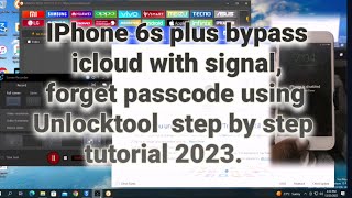Iphone 6s plus Bypass icloud with signal, Tutorial 2023(fix stock mounting  data)