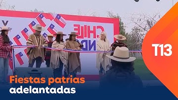 Fiestas patrias adelantadas en la capital