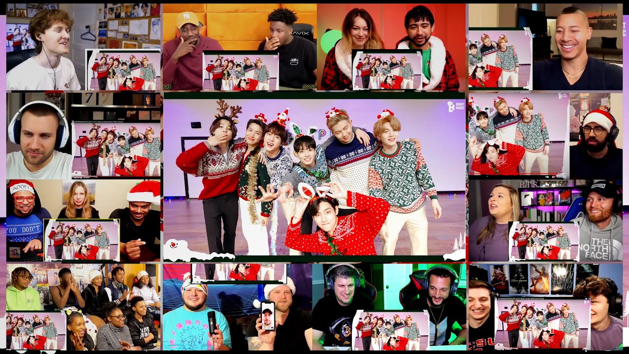[bts] ‘butter’ (holiday remix) dance practice | reaction mashup