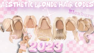 *Aesthetic* BLONDE Trendy HAIR CODES *2023* for Bloxburg & Roblox