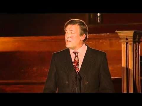 Stephen Fry speech at the IQ2 debate, 2009 - Part ...