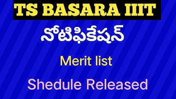 IIIT Basara notification 2023-24|iiit basara|triple it|basara iiit admissions 2023-24|basara iiit