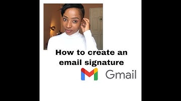 How to create a simple email signature for Gmail | Tutorial