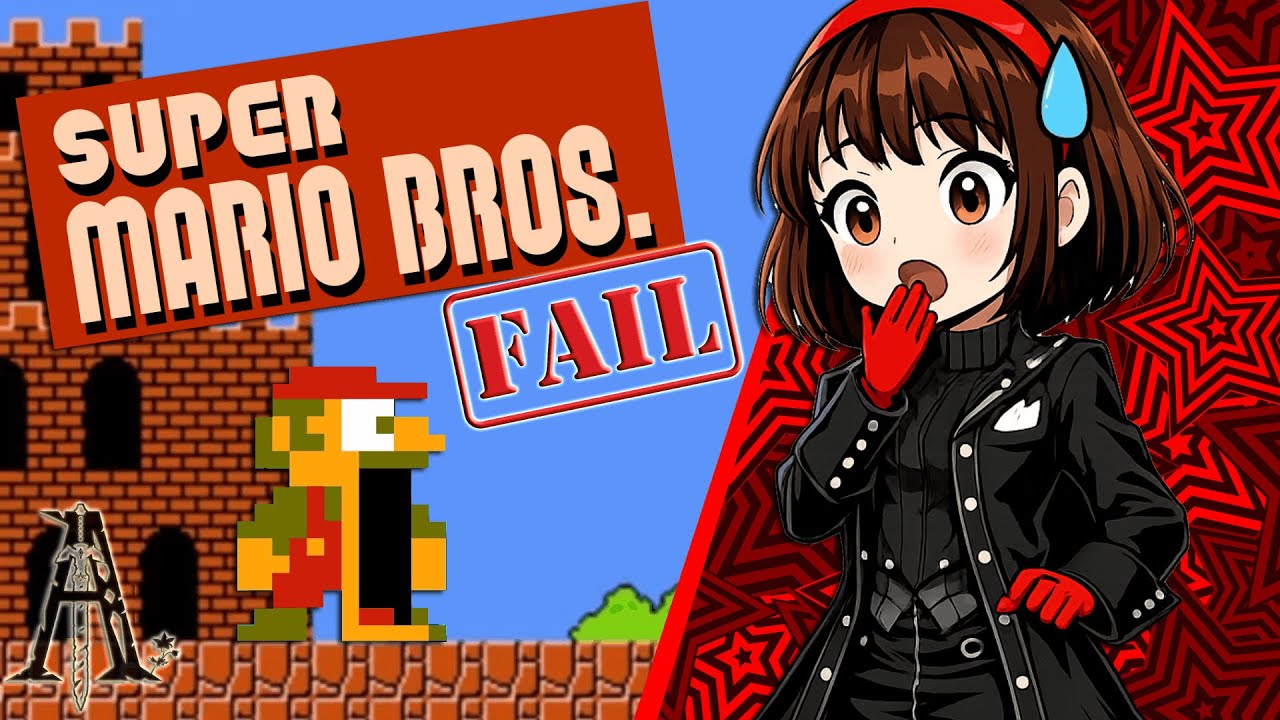 【Super Mario Bros.】Funny Moments & BIG FAILS - SMB Compilation 🍄🌟「AleGiirl」