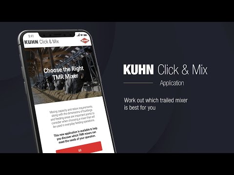 KUHN Click & Mix application - Choose the right mixer for your farm!
