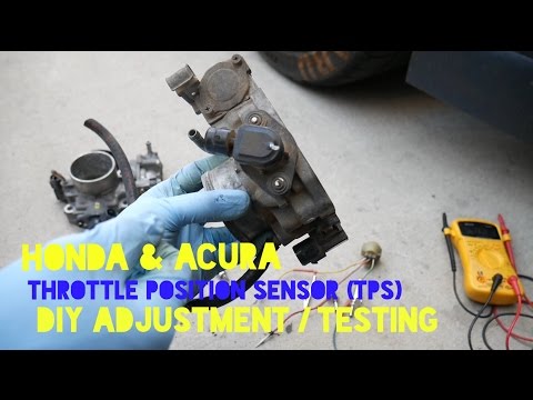 How To Replace & Calibrate Honda TPS (throttle position sensor) – Code 7 Check Engine Light