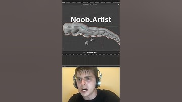 Noob vs Pro artist: animating tentacles #blendertutorial #blender #blendercommunity #blender3d #b3d