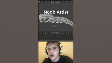 Noob vs Pro artist: animating tentacles #blendertutorial #blender #blendercommunity #blender3d #b3d
