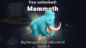 Unlocked MAMMOTH Max Level - Dino Bash 2 Travel Through Time Gameplay