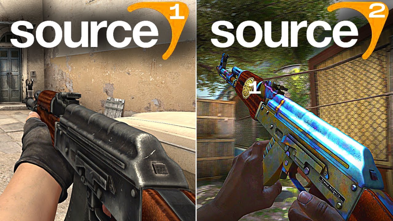 COMPARISON CSGO Source 1 vs CSGO Source 2 