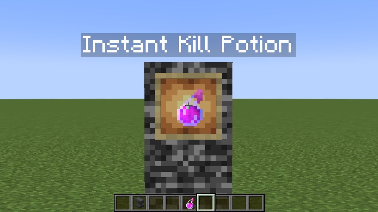 how to make a creative kill potion in minecraft
