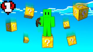 Minecraft One Lucky Block #1 - شروع یه سری جدید🤩