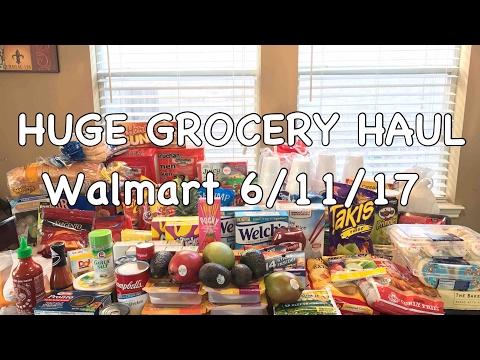 Huge Walmart Grocery Haul ~ 6/11/17 | But We ONLY PAID $46