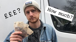 How much does it cost to convert a van? | SPRINTER VAN BUILD