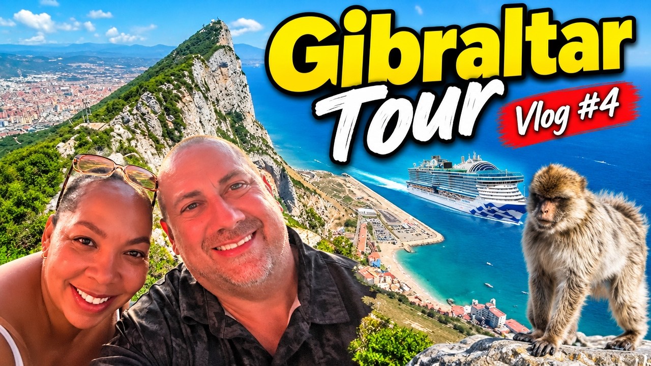 Sun Princess Total Solar Eclipse Cruise 🌟; Our Day in Gibraltar Vlog 4