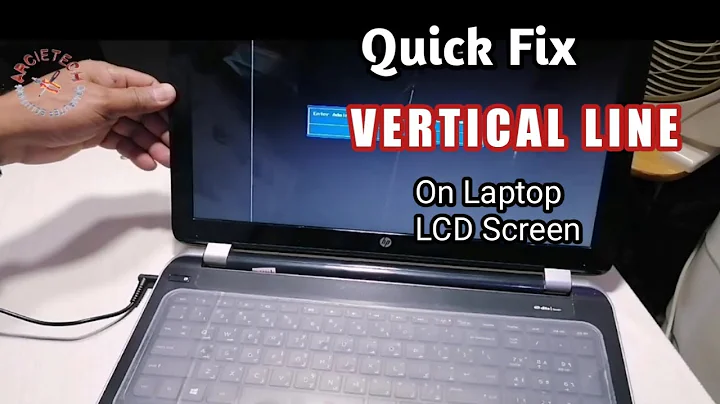 How To fix Vertical Line on Laptop LCD Screen/Simple way# Pinoy version..