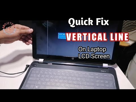 How To fix Vertical Line on Laptop LCD Screen/Simple way# Pinoy version..