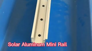 OEM Metal Roof Solar Panel railless Mounting System Tin Roof Mount Bracket aluminium Mini Rail