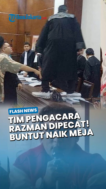 Gegara Aksinya Naik Meja saat Sidang, Firdaus Oiwobo Tim Pengacara Razman Didepak dari KAI