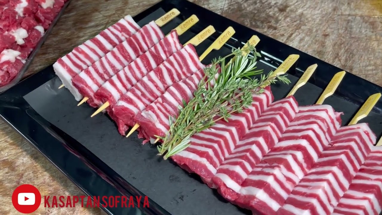 Kendi tasarladığımız etin ismini bulduk(Zebra asortik dana şiş karşınızda)