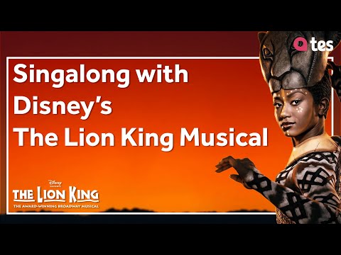 A singalong with Disney's The Lion King
