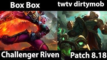 [ Box Box ] Riven vs Illaoi [ twtv dirtymobs ] Top  - Box Box Riven Stream