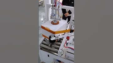 Foam box automatic sealing machine.