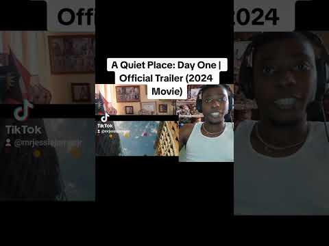 A Quiet Place: Day One | Official Trailer (2024 Movie) #trailer #reaction #aquietplace #netflix #yt