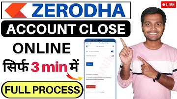 Zerodha Account Close Online | How To Close Zerodha Account Online 2024 | Zerodha Demat Close Online