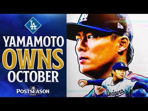 Yoshinobu Yamamoto has been a POSTSEASON LEGEND!🔥(2.14 Postseason ERA!) | 山本由伸 ハイライト 공식 하이라이트 썸네일