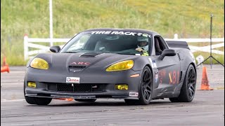 650+hp CAM-S C6 Z06 first drive (Cincy SCCA) #RoadtoSoloNats